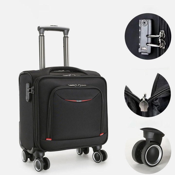 Small Luggage Trolley Case Multifunctional Oxford Wheel Bag For Travel