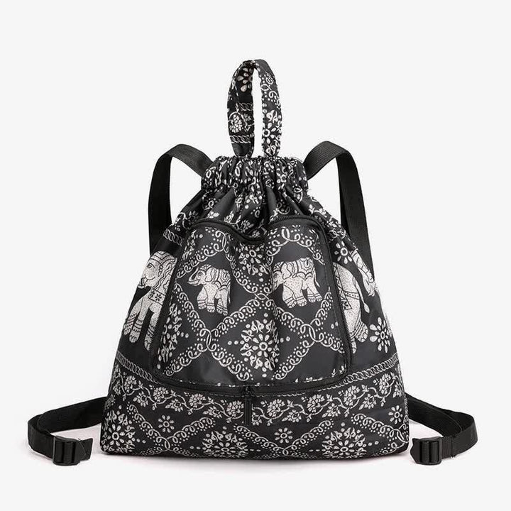 Multifunctional Foldable Backpack With Lanyard
