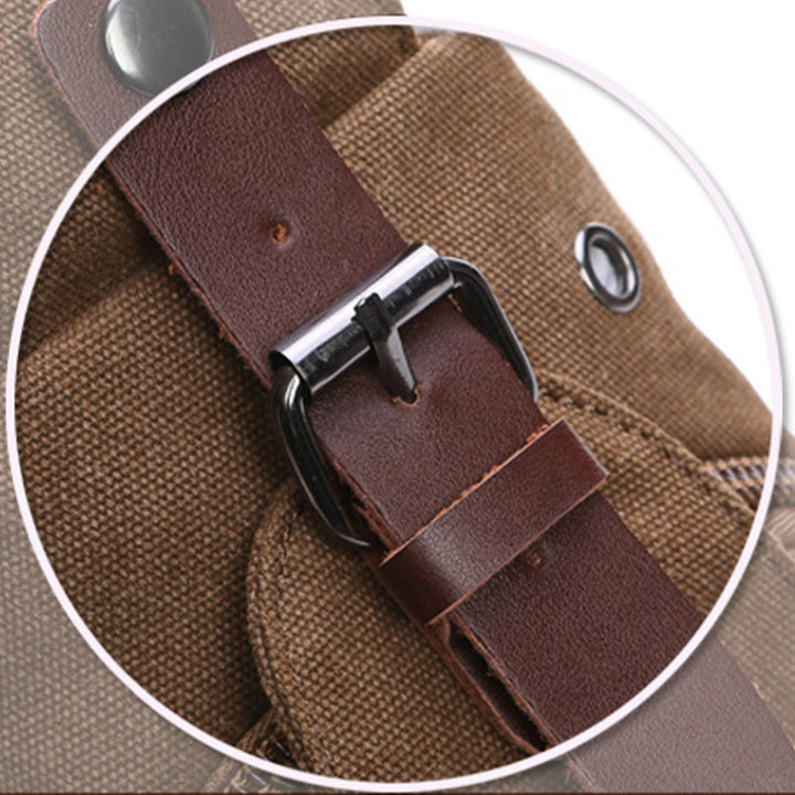Multifunctional Vintage Canvas Sling Bag