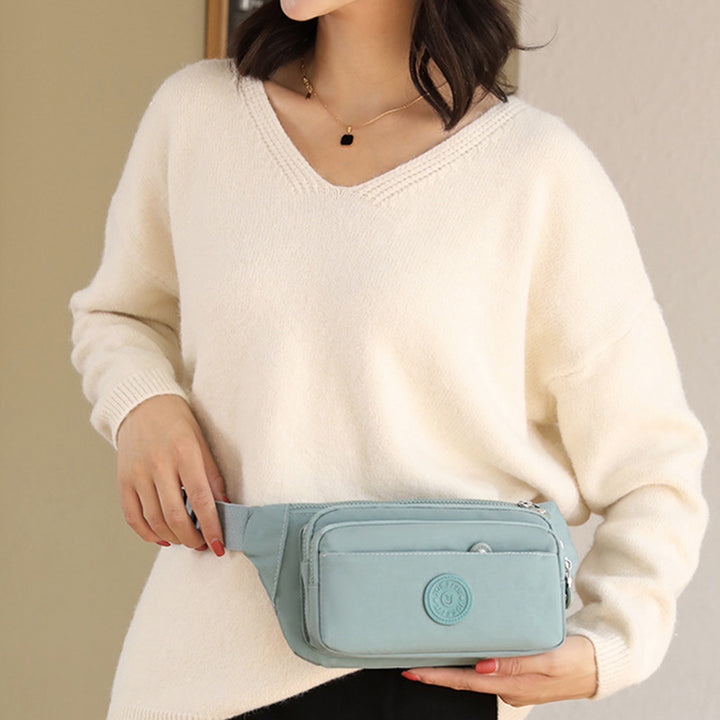 Multi Pocket Lightweight Crossbody Adjustable Waist Pack Phone Bag