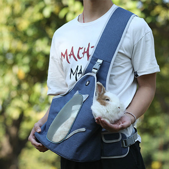 Comfortable Sturdy Reflective Sling Bag For Small Pet Cat Dog - image 2