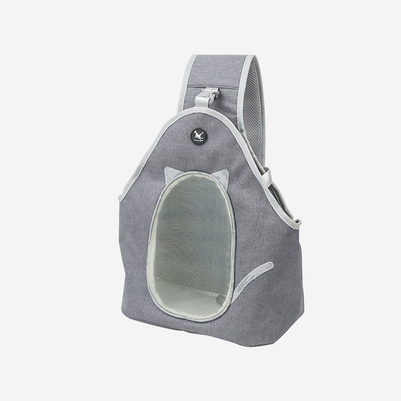 Comfortable Sturdy Reflective Sling Bag For Small Pet Cat Dog - Gray - M - image 17