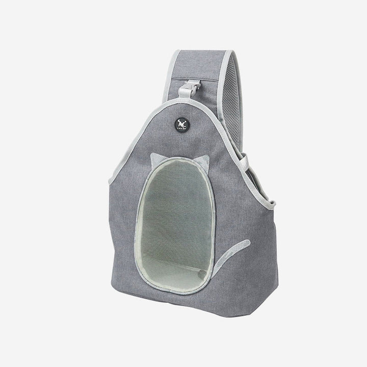 Comfortable Sturdy Reflective Sling Bag For Small Pet Cat Dog - Gray - M - image 17