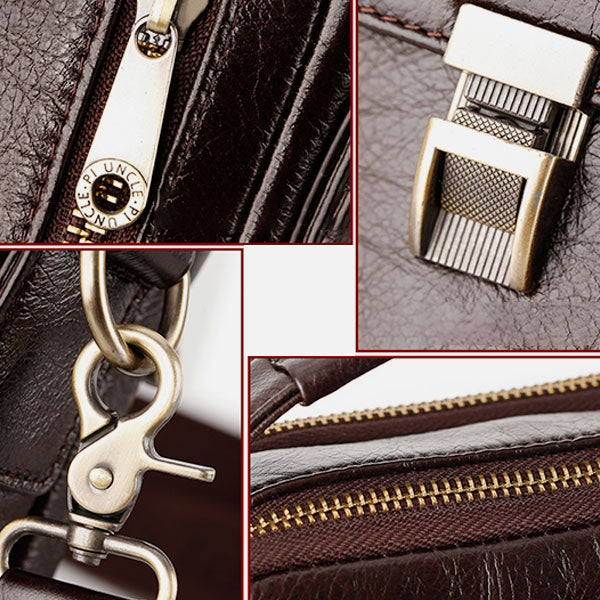 Large Capacity Multifunctional Leather Crossbody Bag