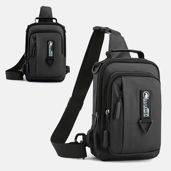 Practical Crossbody Sling Bag For Men Waterproof Travel Satchel Purse