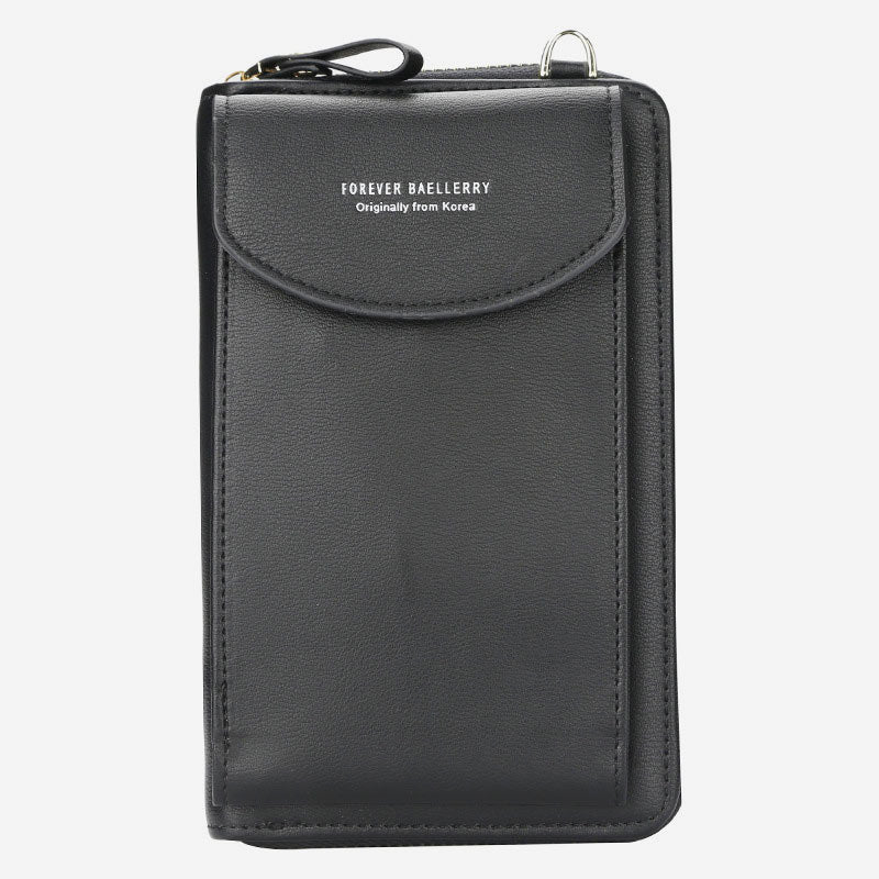 Large Capacity Elegant Long Crossbody Wallet With Phone Position