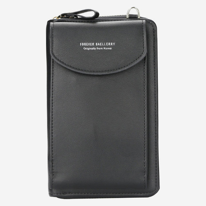 Large Capacity Elegant Long Crossbody Wallet With Phone Position