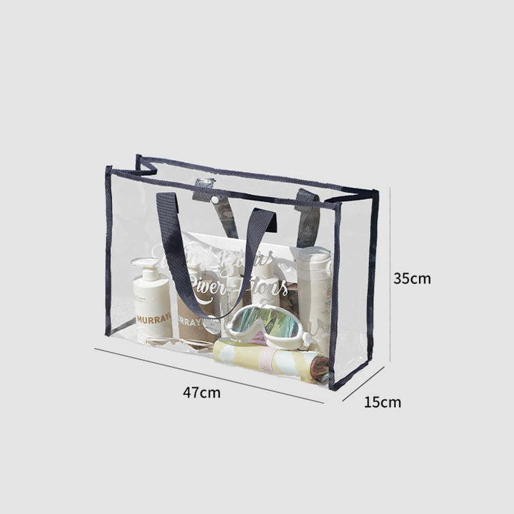 Beach Bag For Holiday Travel Waterproof Transparent Portable Swimming Bag