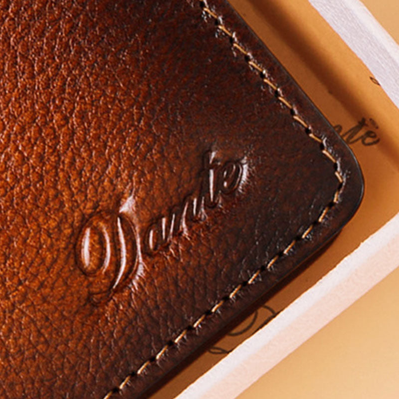 RFID Genuine Leather Vintage Card Holder Wallet