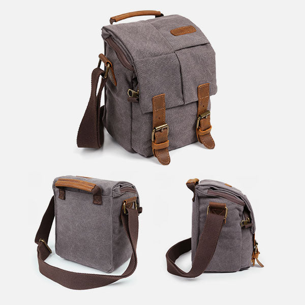 Waterproof And Shockproof Retro Camera Bag Messenger Bag