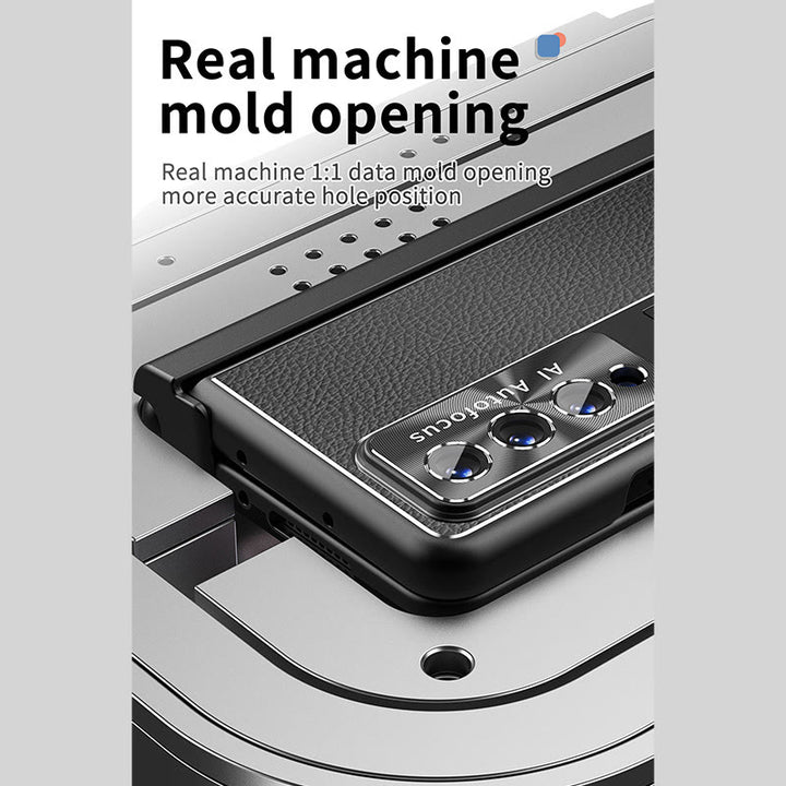 Phone Case For Z Fold 4 Magnetic Hinge Folding Protective Case
