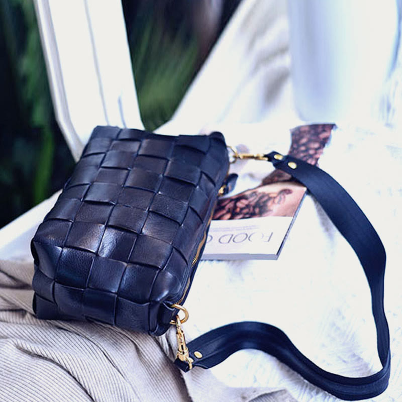Crossbody Bag For Women Wide Strap Retro Large Capacity Bag
