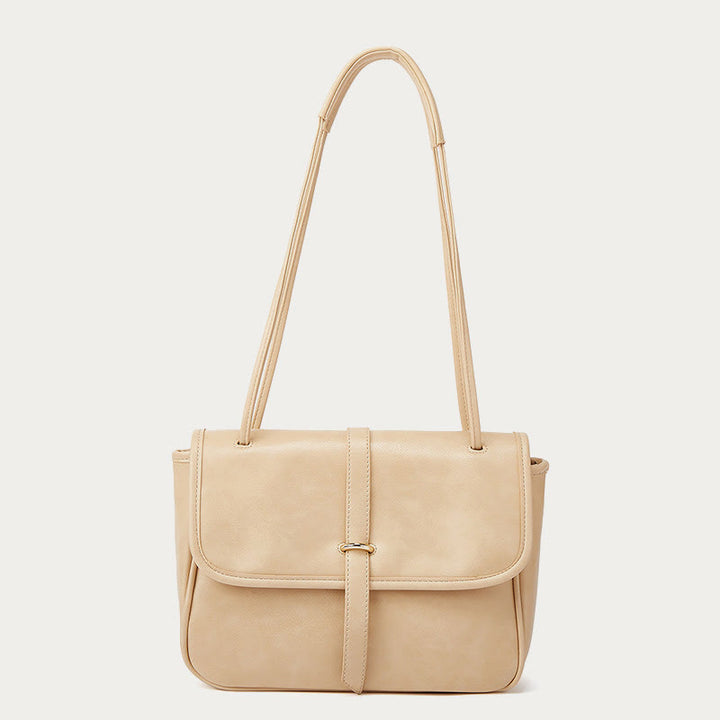 Shoulder Bag For Women Thicken Handle Straps Soft Leather Bag