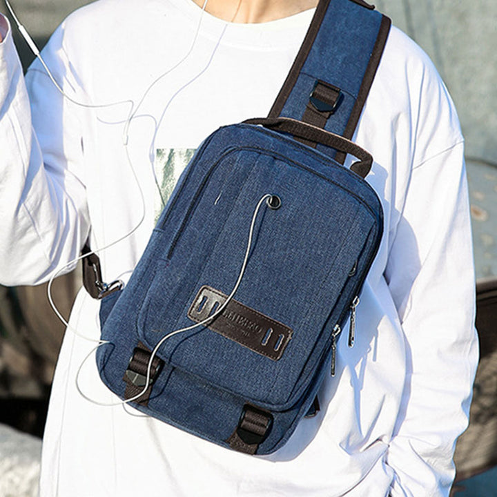 Large Capacity Retro Crossbody Bag Sling Bag