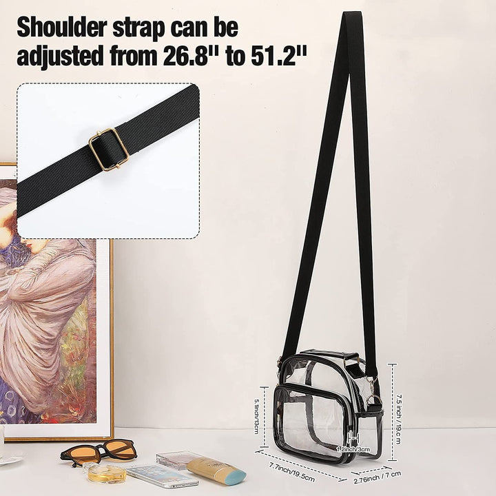 Crossbody Bag For Women Daily Outing Wide Strap Casual Bag