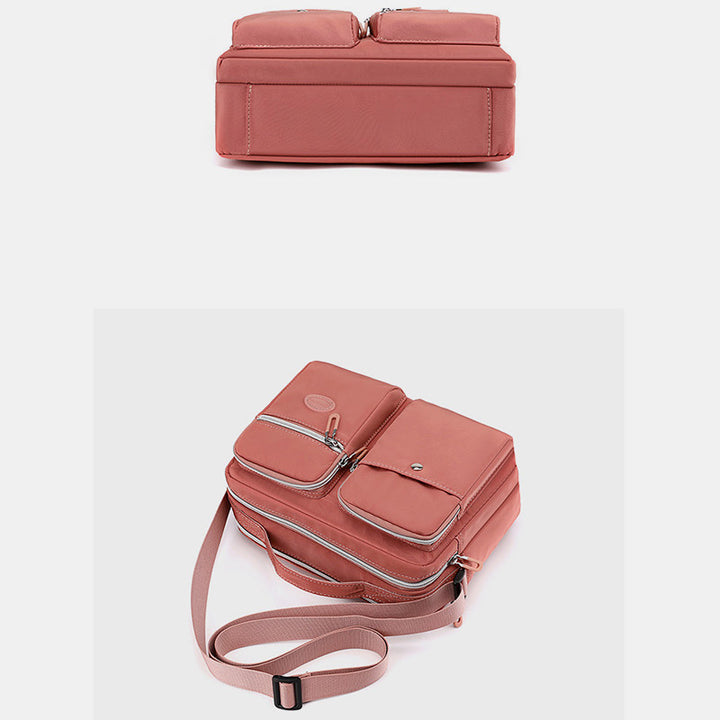 Lightweight Handbag Crossbody Purse Multi Pocket Travel Work Shoulder Messenger Bag