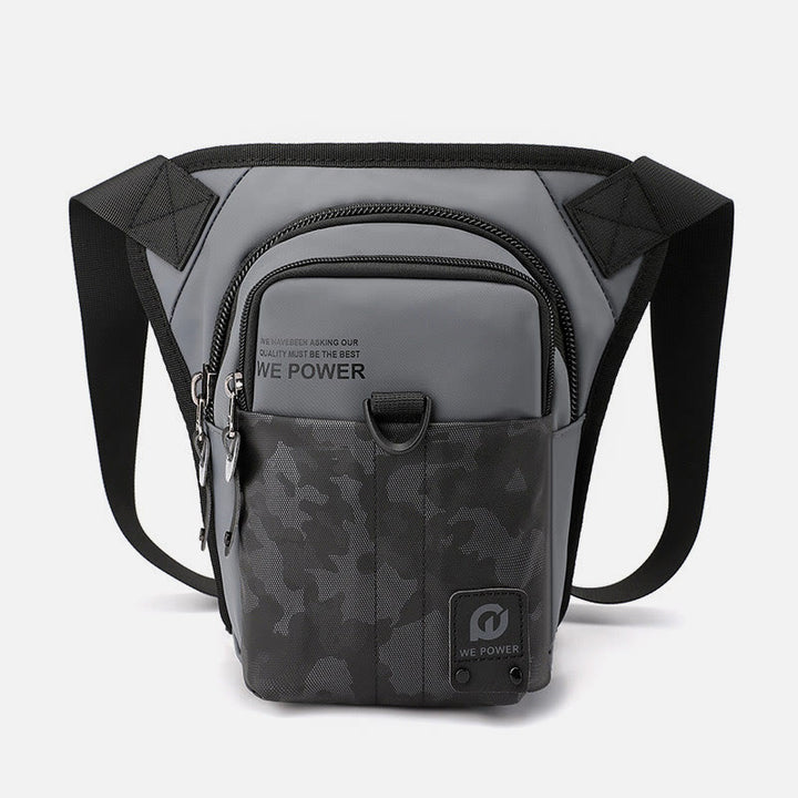 Outdoor Sports Purse For Men Durable Oxford Crossbody Leg Bag