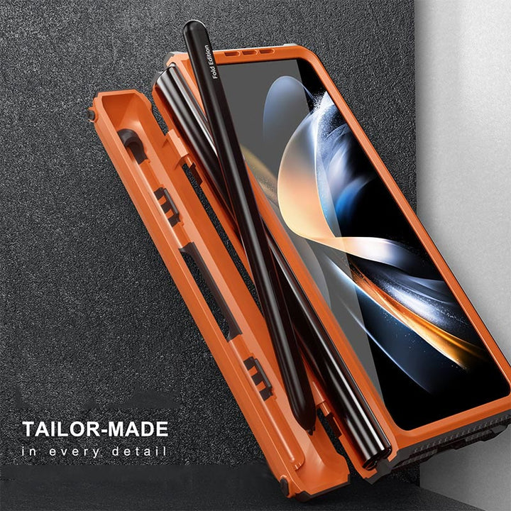 Phone Case With Holder For Samsung Shatter-Resistant Protective Cover