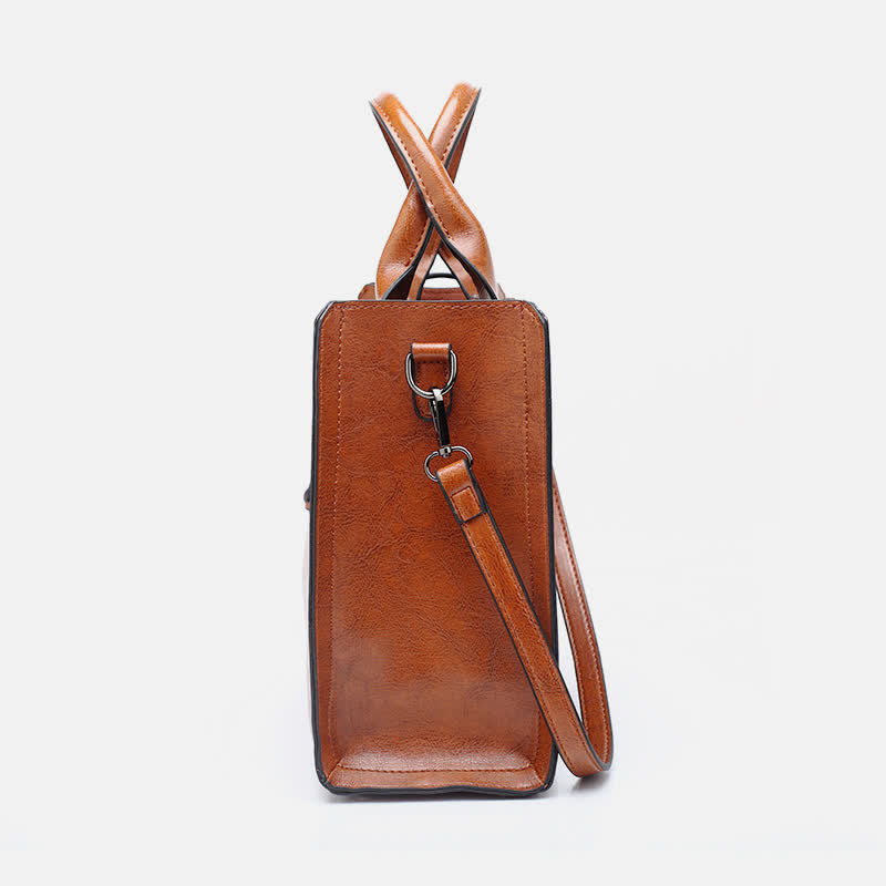 Business Tote Bag for Women Work Bag Casual Leather Handbag