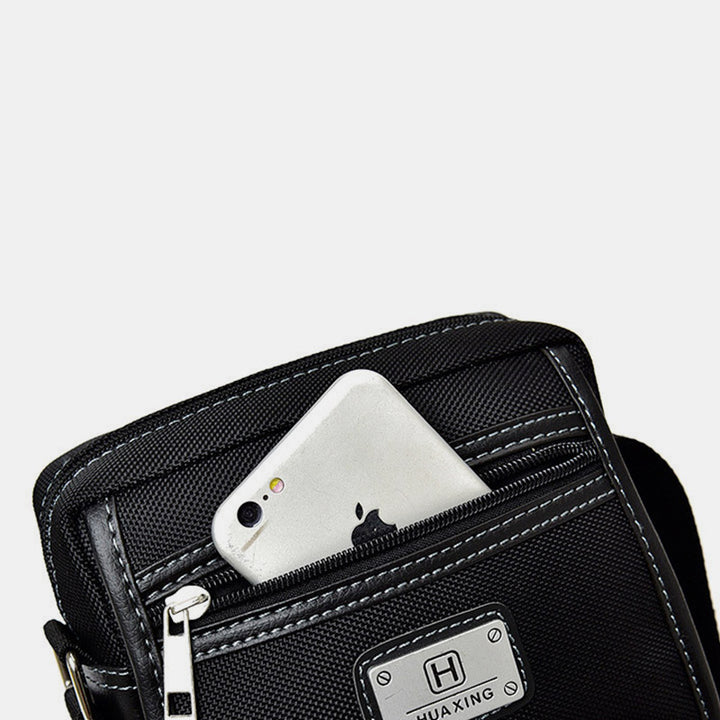 Casual Multi-Pocket Waterproof Messenger Bag