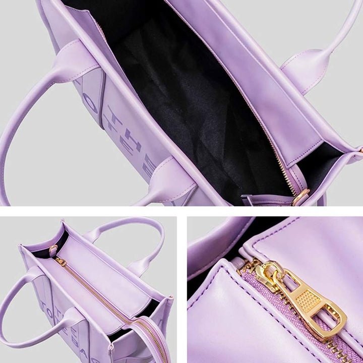 Fashion Women Tote Bag Top Handle Satchel with Crossbody Strap