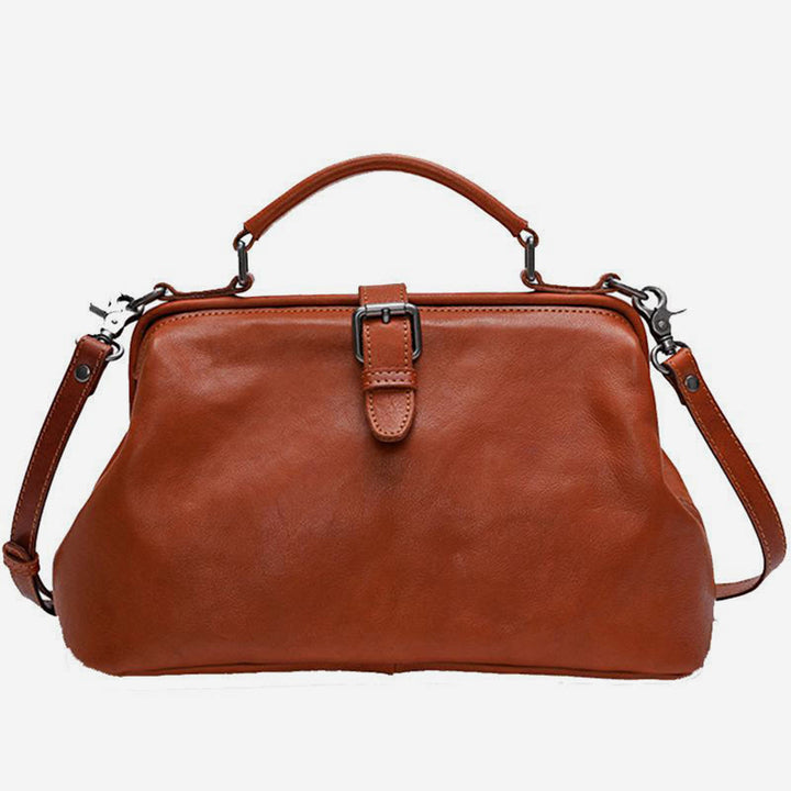Retro Handmade Real Leather Handbag