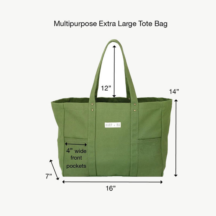 Foldable Large Canvas Handbag Minimalist Practical Shoulder Bag For Women