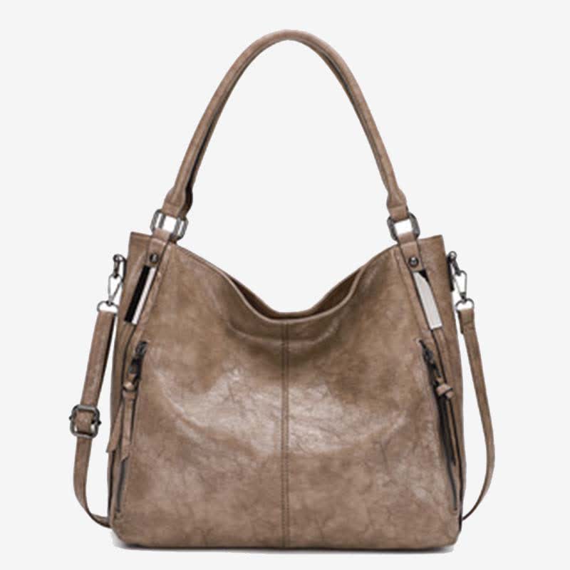 Leather Hobo Handbags for Women Designer Shoulder Purses Crossbody Tote