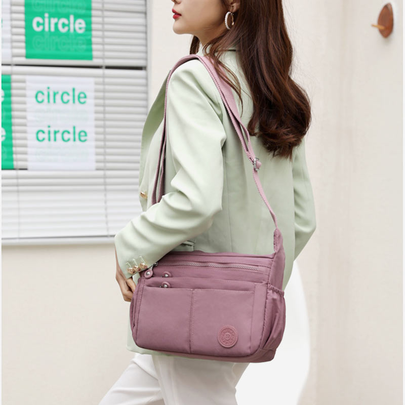 Multi-Pocket Large Capacity Waterproof Casual Crossbody Bag Shoulder Bag