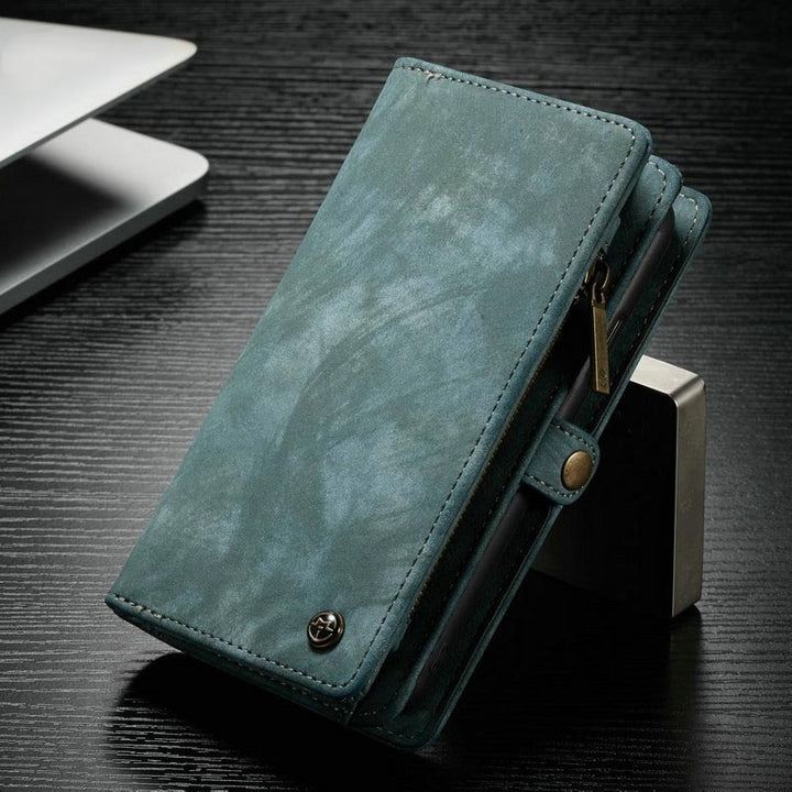 Retro Leather Wallet Phone Bag for iPhone & Samsung &Huawei with Multi-Slot