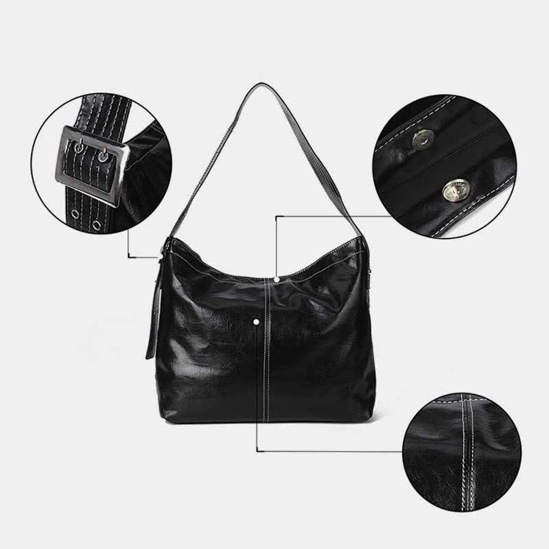 Hobo Handbag Purses for Women Large Leather Tote Shoulder Bag