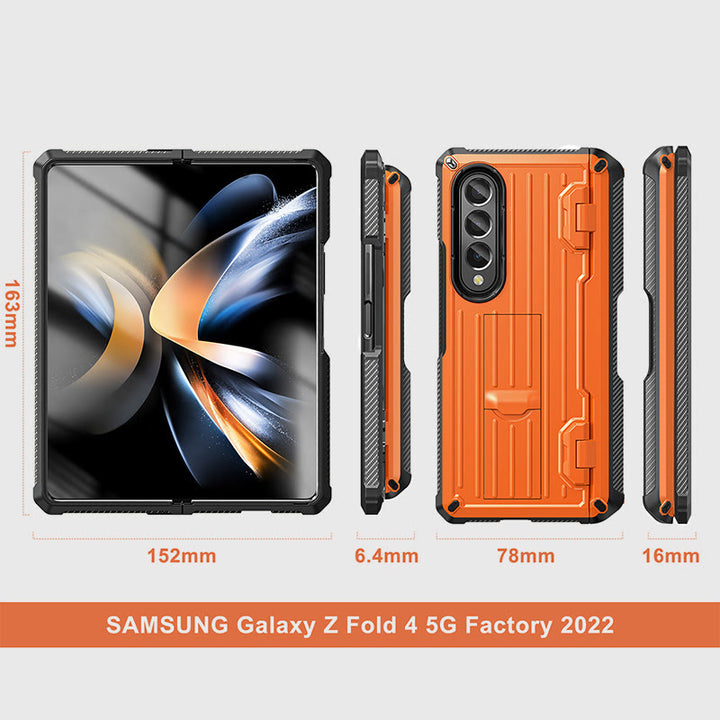 Phone Case With Holder For Samsung Shatter-Resistant Protective Cover