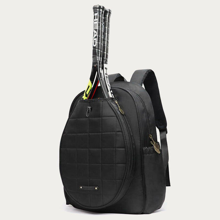 Racket Bag For Tennis Badminton Outdoor Sports Backpack Tote - Black - Backpack - image 13