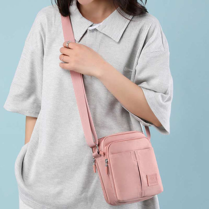 Small Crossbody Bag Adjustable Wide Strap Water Resistant Trendy Purse