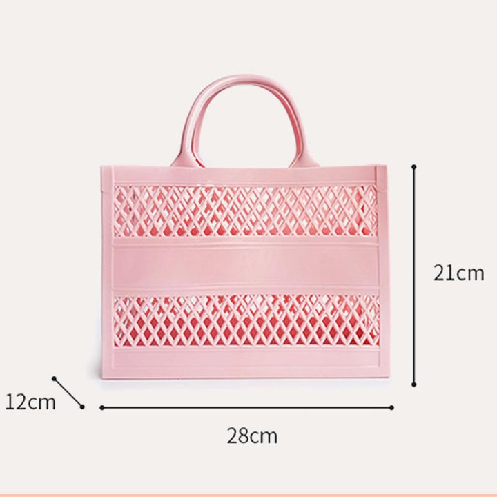 Large Capacity PVC Beach Bag Tote Handbag for Storage Holiday