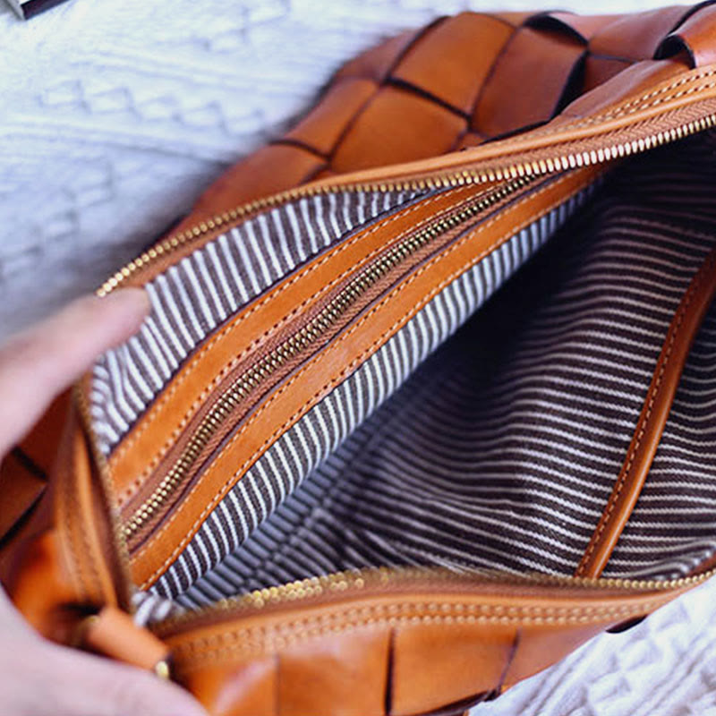 Crossbody Bag For Women Wide Strap Retro Large Capacity Bag
