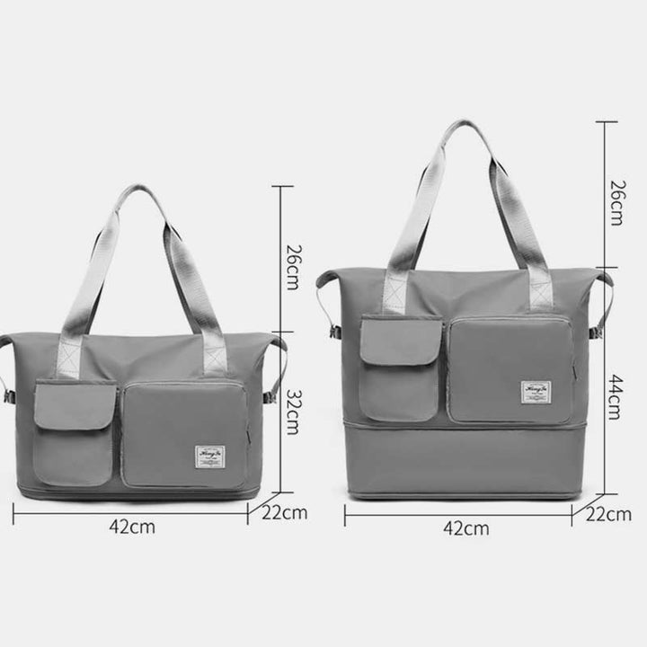 Large Capacity Portable Duffel Bag for Women Men Foldable Travel Handbag