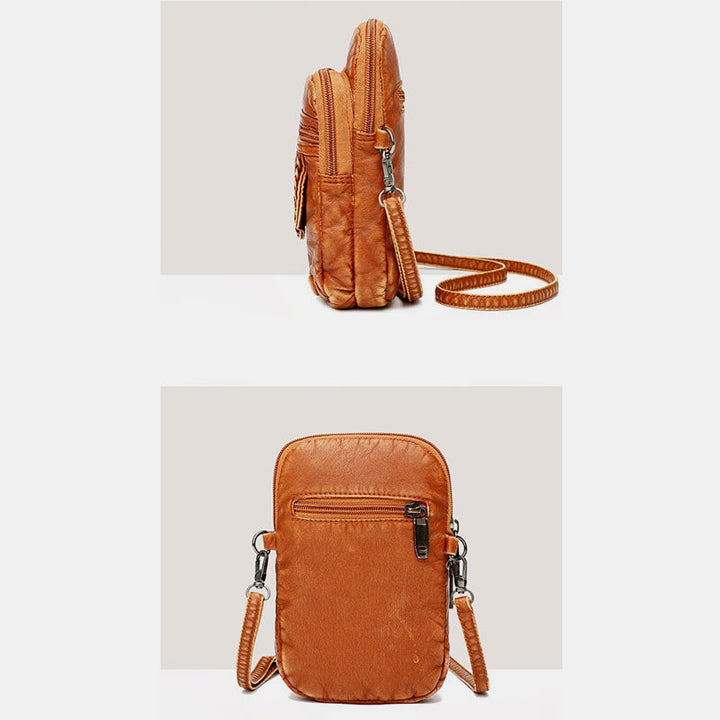 Large Capacity Retro Mobile Phone Bag Crossbody Bag - image 12
