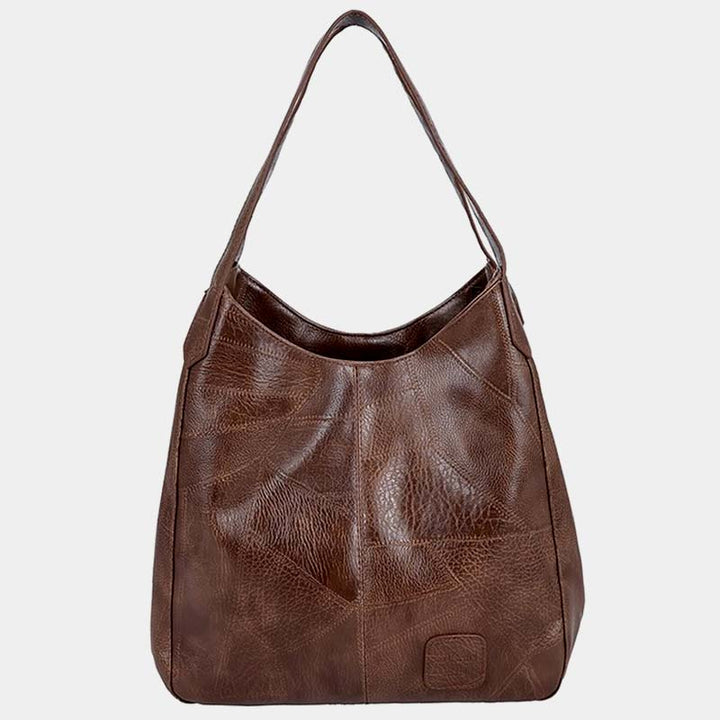 Large Capacity Simply Fashion Shoulder Bag Triple Layer Hobo Bag