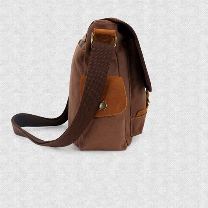 Vintage Large Capacity Canvas Messenger Bag