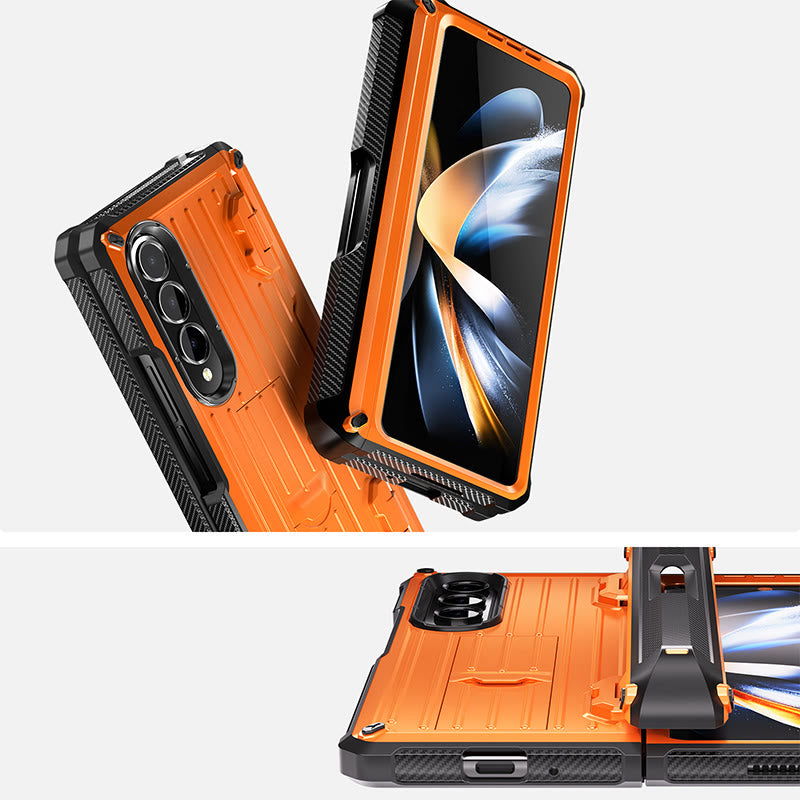 Phone Case With Holder For Samsung Shatter-Resistant Protective Cover