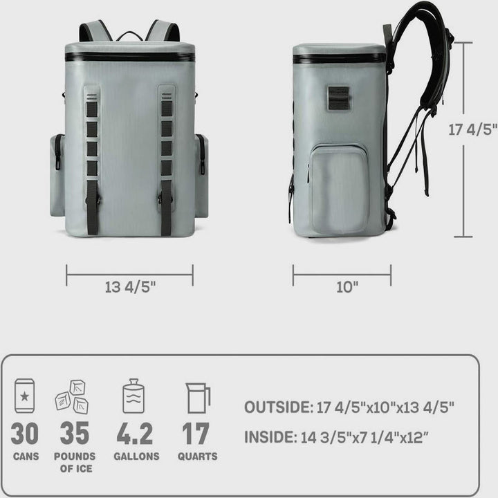 Cooler Bag For Weekend Camping Large Capacity Oxford Cooler Backpack