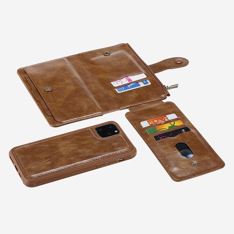 Vintagre Magnetic Detachable Wallet Case for iPhone