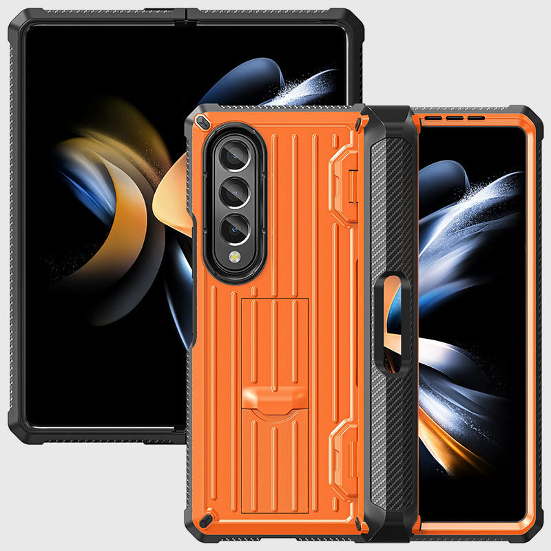 Phone Case With Holder For Samsung Shatter-Resistant Protective Cover