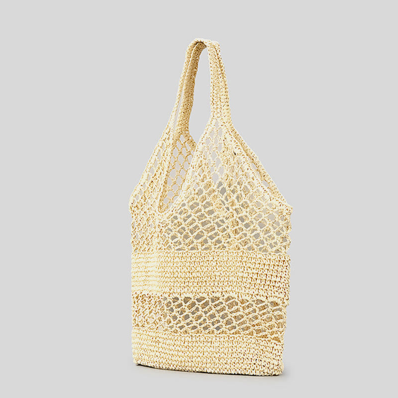 Beach Bag For Women Beach Holiday Hollow Woven Straw Bag