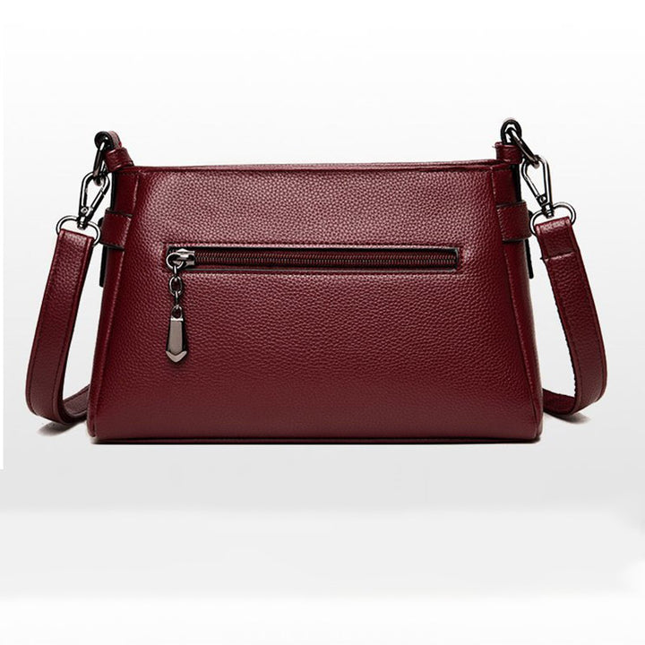 Genuine Leather Crossbody Purse for Women Small Tassel Crossover Shoulder Bag - image 12