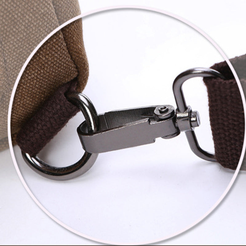 Multifunctional Vintage Canvas Sling Bag