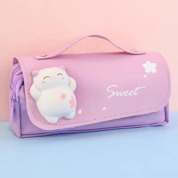 Pencil Case For Study Cute Decompression Multifunctional Large Capacity Case