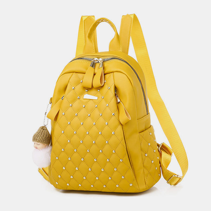 Large Capacity Studded Backpack