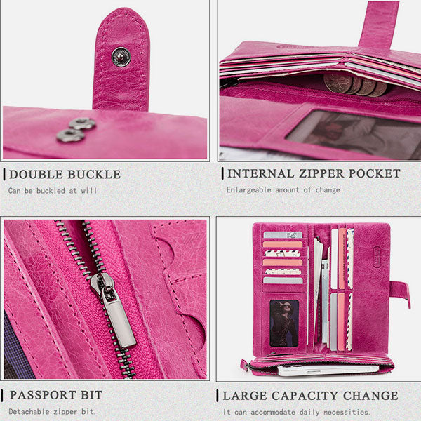 Multi-Card Genuine Leather Wallet - image 14